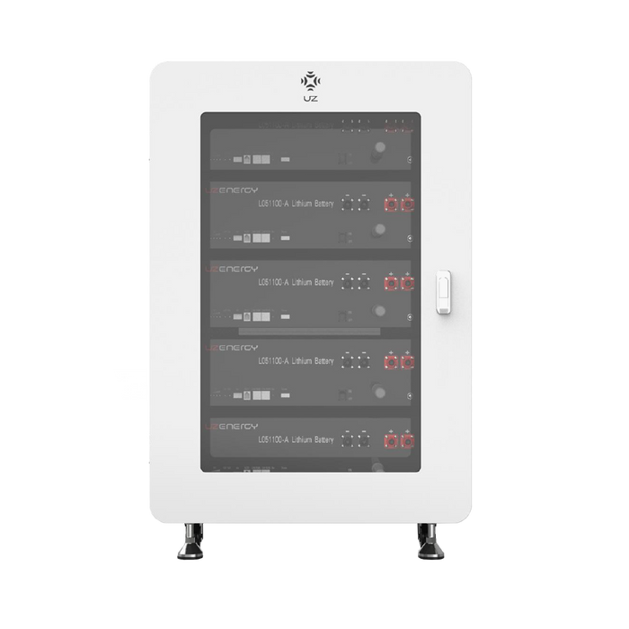 Power Lite Cabinet 5 Layer system will allow HS-L051100-B units to make a 25.6 kWh Capacity system