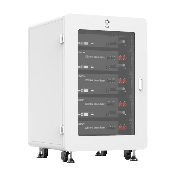 Power Lite Cabinet 5 Layer system will allow HS-L051100-B units to make a 25.6 kWh Capacity system