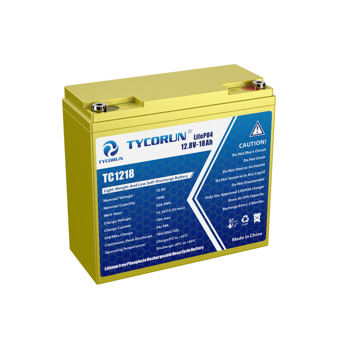 12.8V 18Ah Battery Sealed Lithium Battery