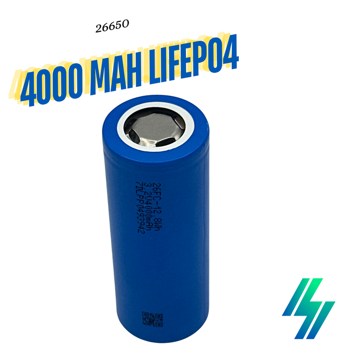 JGNE 4000 | 26650 LIFEPO4 Lithium Iron Phosphate Cell 4000mah