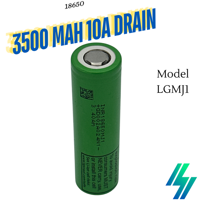 LG MJ1 | 18650 Lithium Ion Battery Cell 3500mah