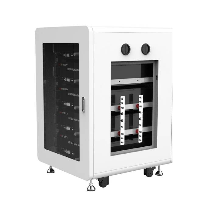 Power Lite Cabinet 5 Layer system will allow HS-L051100-B units to make a 25.6 kWh Capacity system