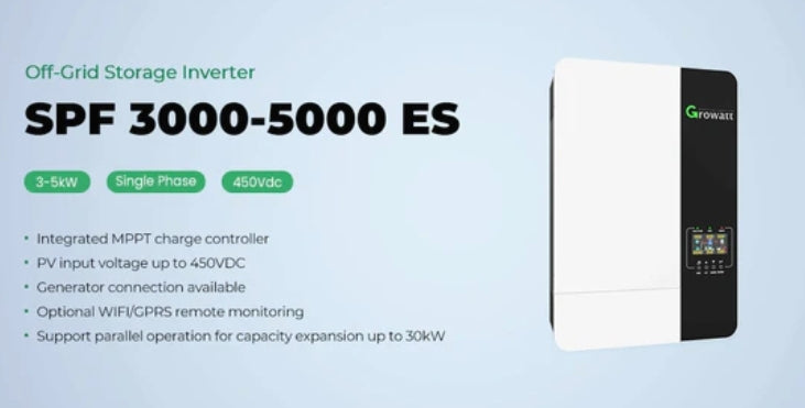 Growatt | 3.5KW Single Phase Off-Grid Solar Inverter