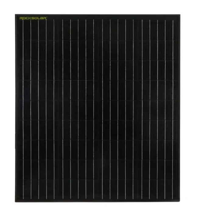 Black Diamond | 100W 12V Rigid Monocrystalline Solar Panel