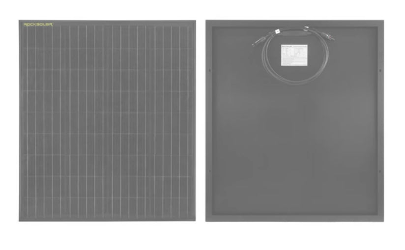 Black Diamond | 100W 12V Rigid Monocrystalline Solar Panel