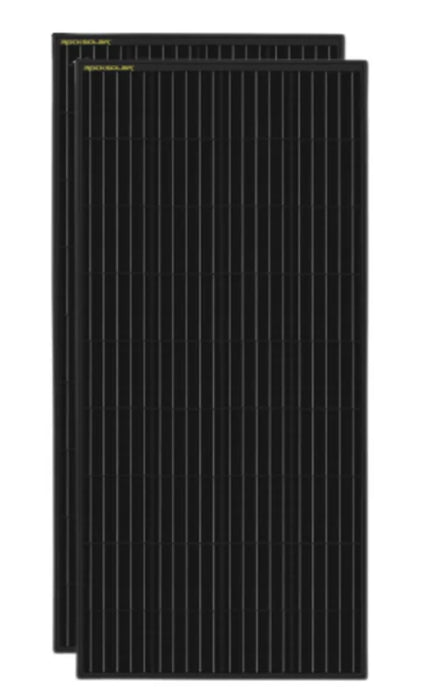 Black Diamond | 400W 12V Rigid Monocrystalline Solar Panel(2PcsX200W)