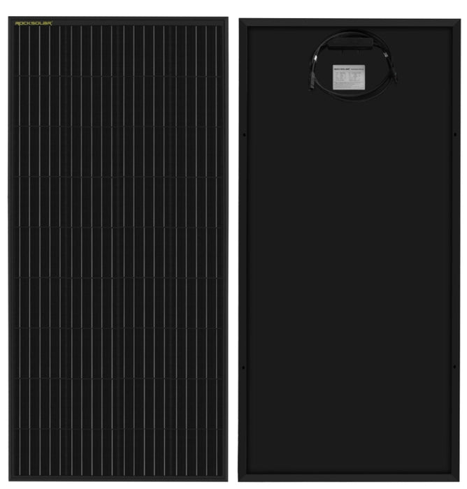 RockSolar 200W 12V Rigid Solar Panel Advanced Kit with MPPT Controller