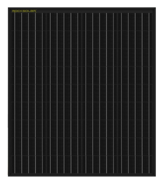 RockSolar 100W 12V Rigid Solar Panel Kit With 30A PWM Controller