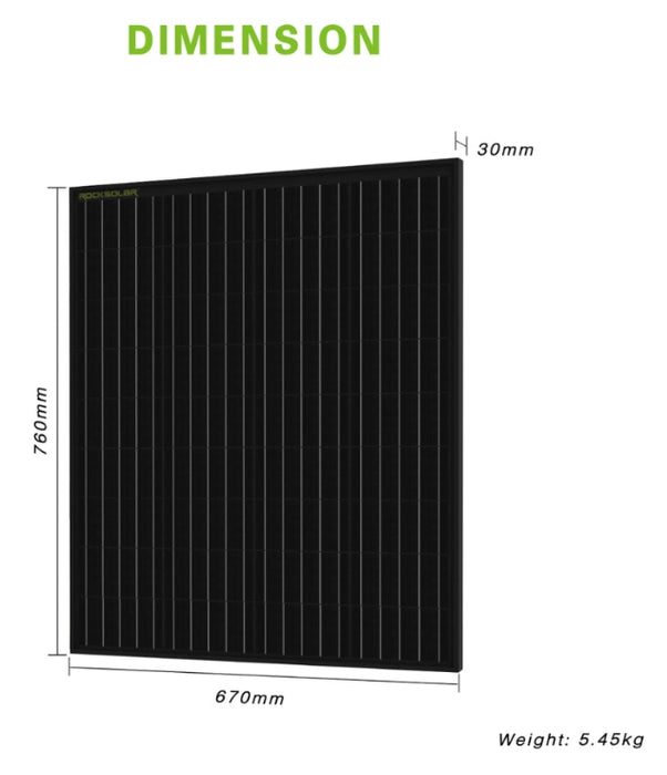 RockSolar 500W 12V Off-Grid Solar System