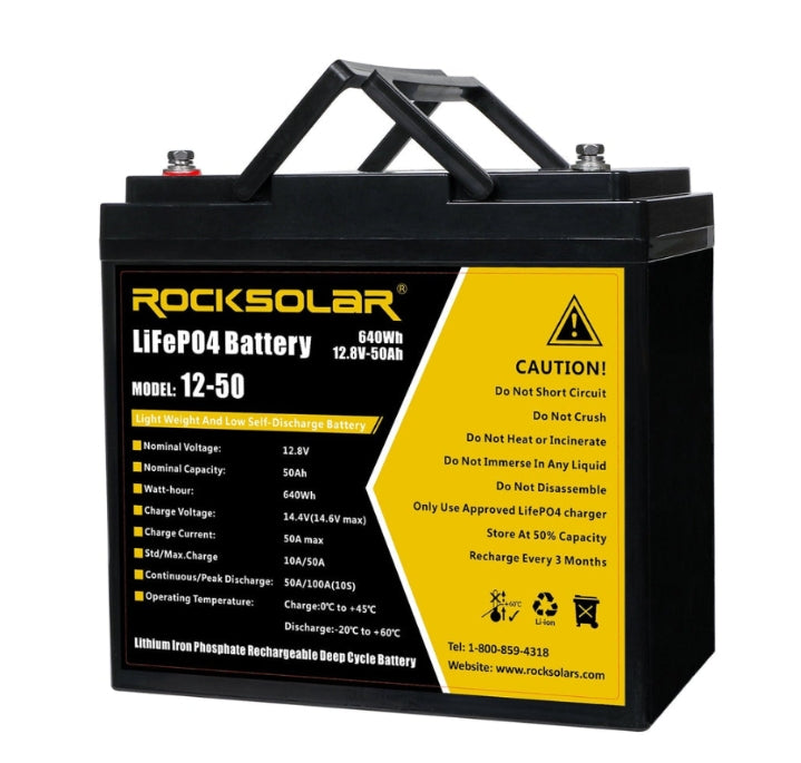 RockSolar 500W 12V Off-Grid Solar System