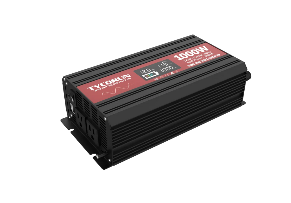 1000w Inverter Pure Sine Wave 12V DC to AC Power Inverter