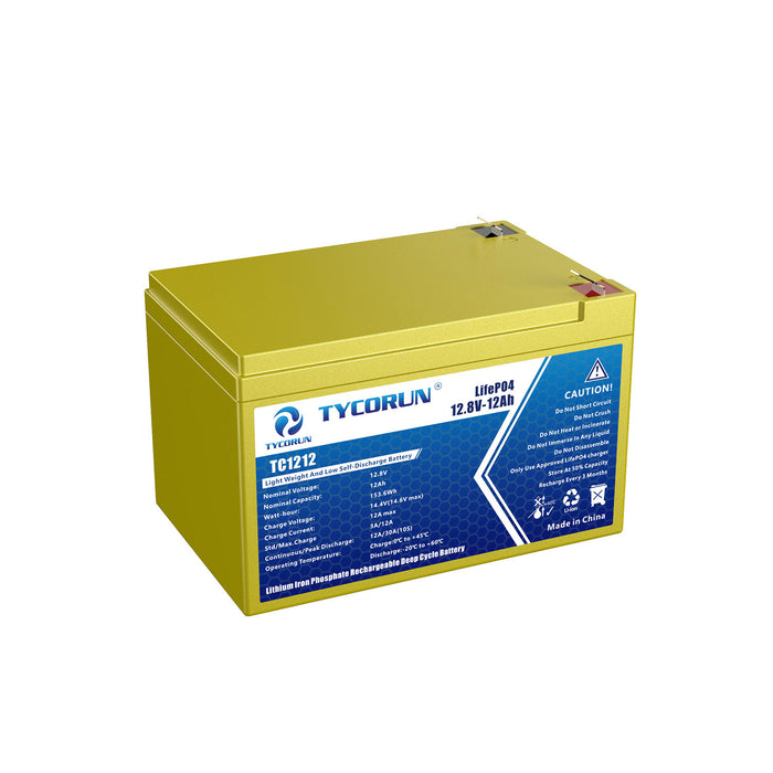 12.8V 12Ah Battery Sealed Lithium Battery