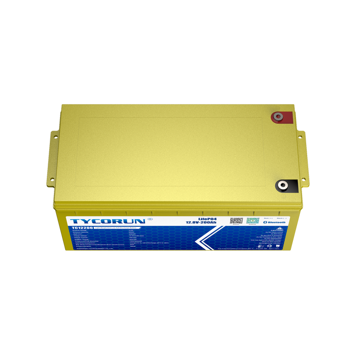 12.8V 200Ah Battery Sealed Lithium Battery - Bluetooth