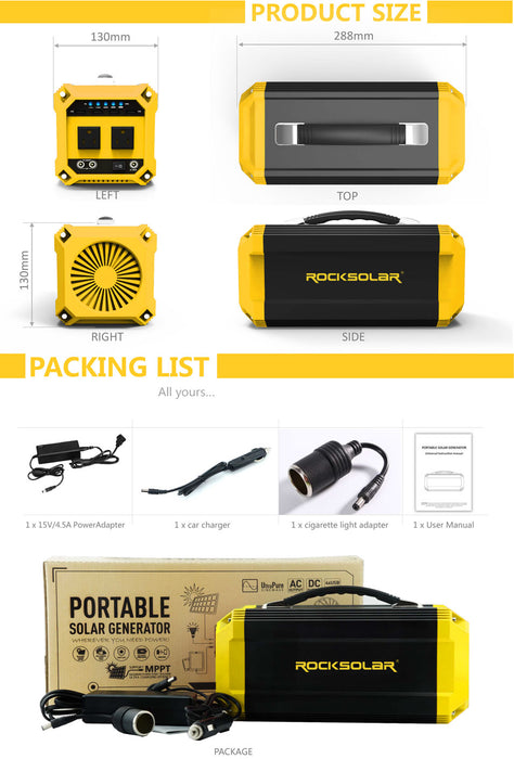 RS630 Portable Generator