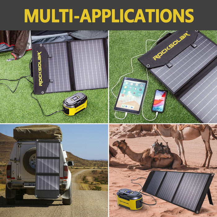 ROCKSOLAR RSSP60 60W Foldable Solar Panel